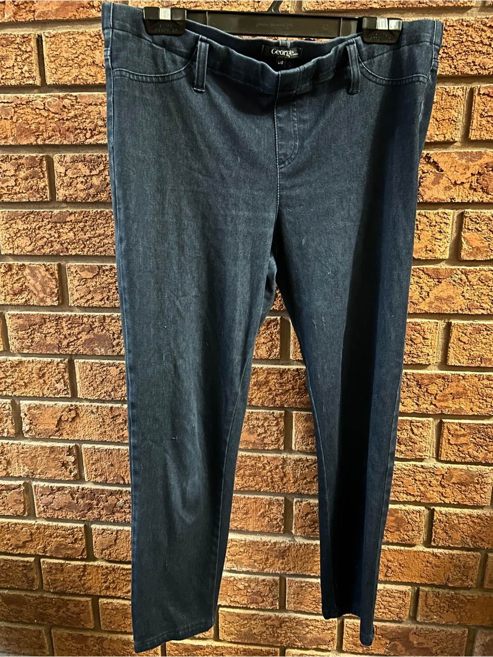 George Women’s Slim Straight Jeans/ Stretchy Jeggings in Navy Blue